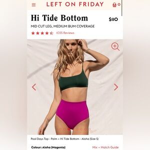 Left on Friday aloha hi ride bottoms (size small)